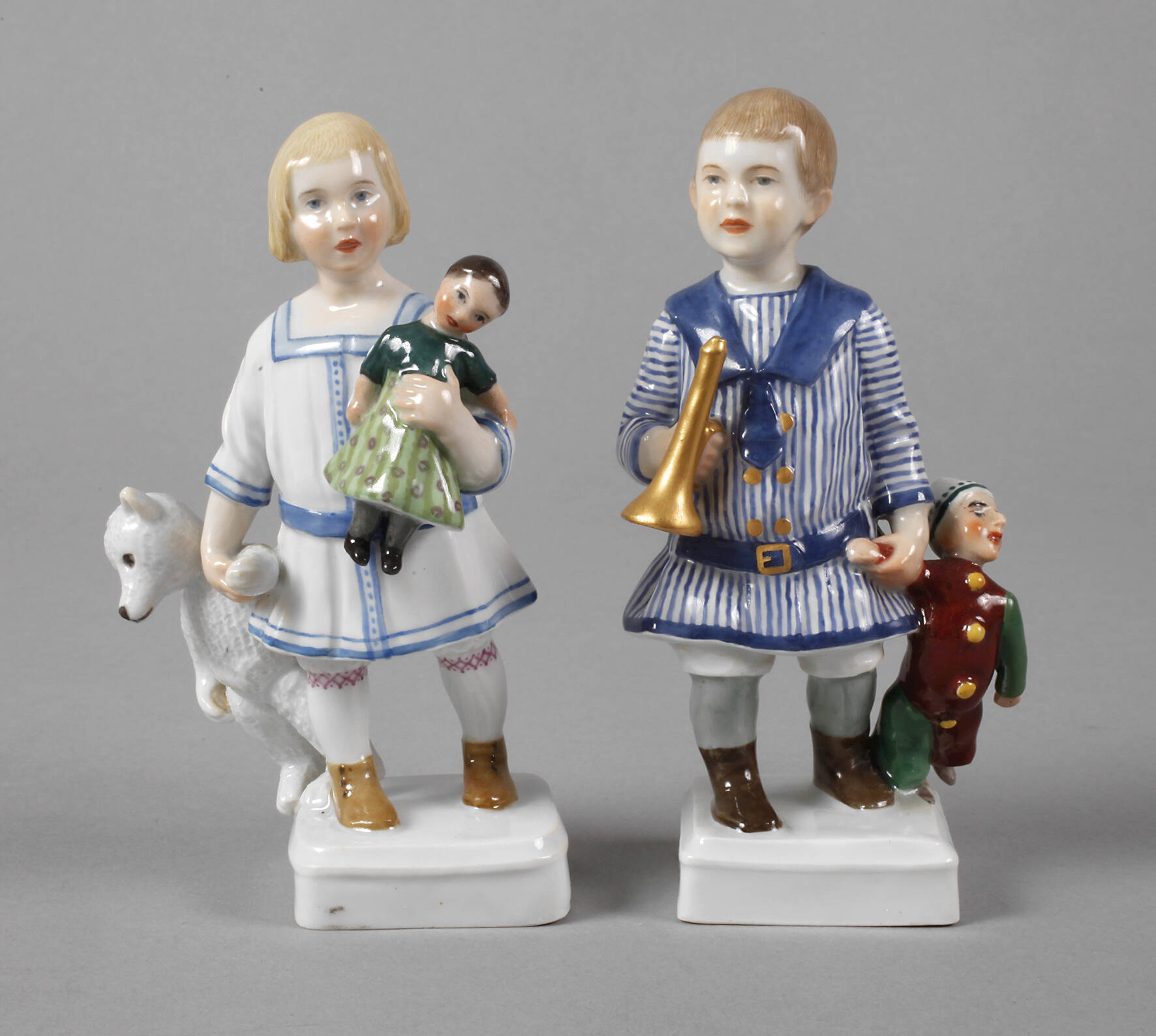 Meissen zwei Kinderfiguren