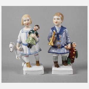 Meissen zwei Kinderfiguren
