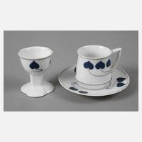 Rosenthal zwei Teile "Stehende Herzen"111