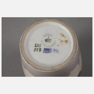 Royal Copenhagen Vase mit Fledermausmotiv