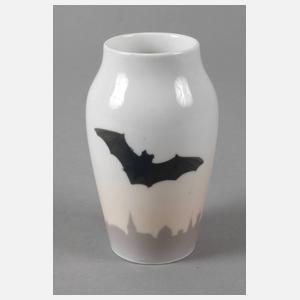 Royal Copenhagen Vase mit Fledermausmotiv