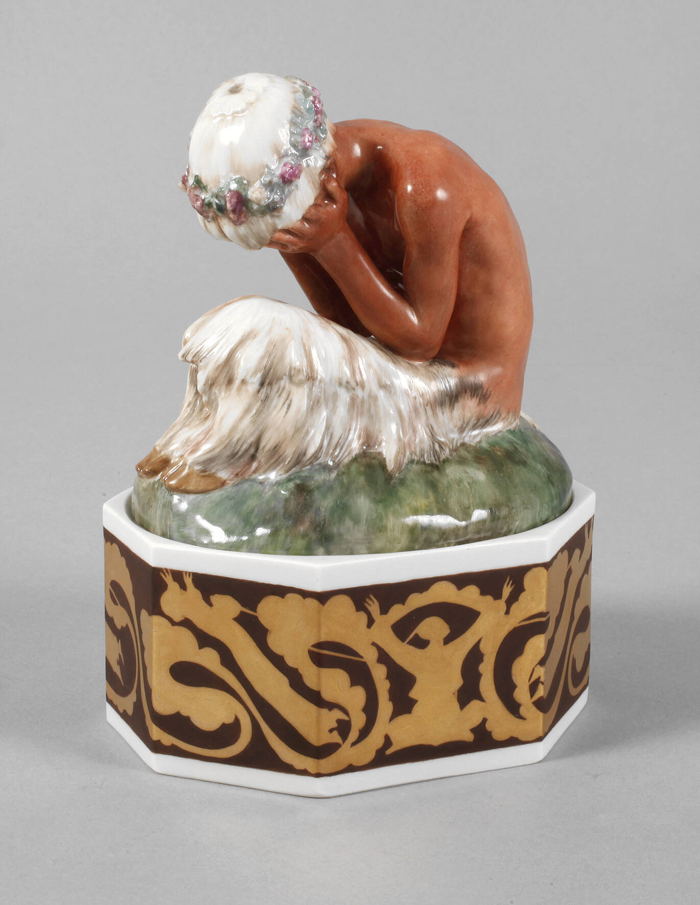 Royal Copenhagen Faun mit Sockel