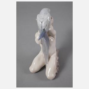 Royal Copenhagen "Faun mit Papagei"