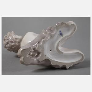 Royal Copenhagen "Faun mit Papagei"