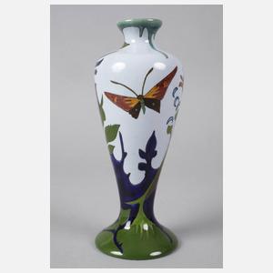 Gouda Holland Vase Blütendekor