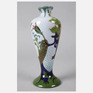 Gouda Holland Vase Blütendekor