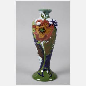 Gouda Holland Vase Blütendekor