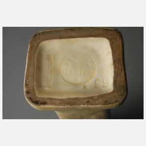 Wien Vase mit Frauenrelief