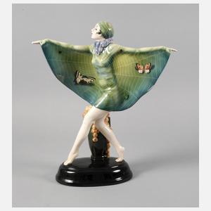 Goldscheider Wien Tänzerin ”Gefangener Vogel”