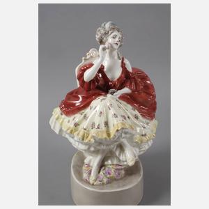 Goldscheider Figur "Bei der Toilette"