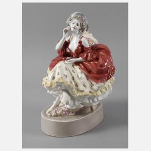 Goldscheider Figur "Bei der Toilette"