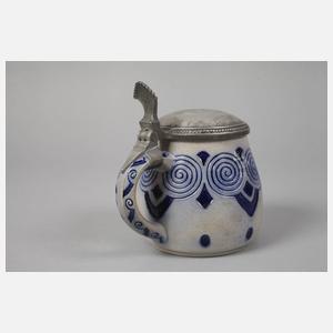 Zwei Bierkrüge Westerwald