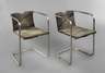 Zwei Stahlrohrsessel
