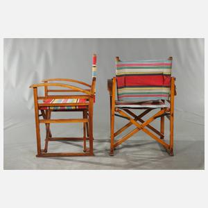 Paar Regiestühle