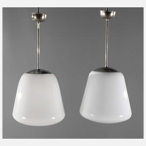 Paar Deckenleuchten Art déco