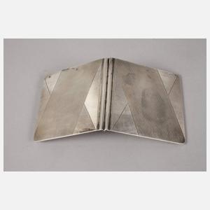 Silber Zigarettendose Art déco