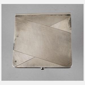 Silber Zigarettendose Art déco