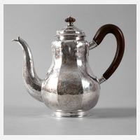 Silber Kaffeekanne Otto Bortenreuter Dresden111