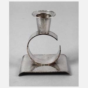 Silber Kerzenleuchter Art déco