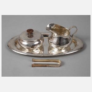 Sahne-/Zuckerset Art déco