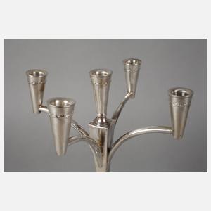 Silberleuchter Art déco