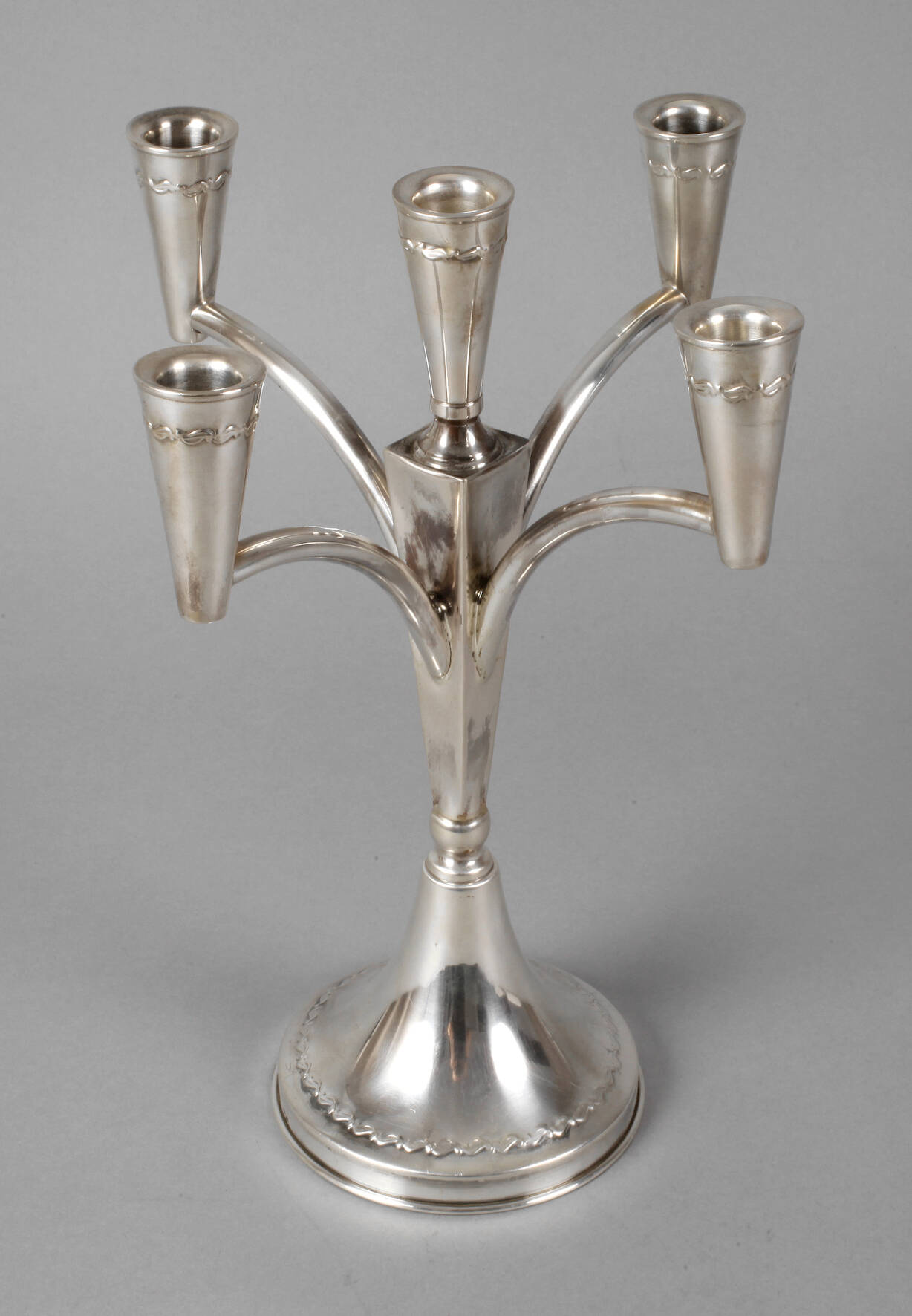 Silberleuchter Art déco