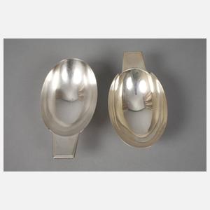 Christoffle zwei Saucieren und ein Löffel