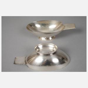 Christoffle zwei Saucieren und ein Löffel