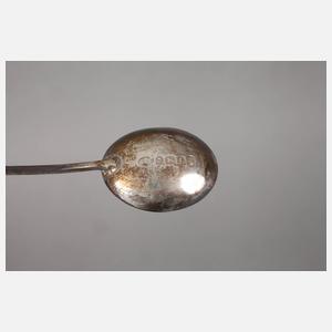 Sechs Mokkalöffel England Silber