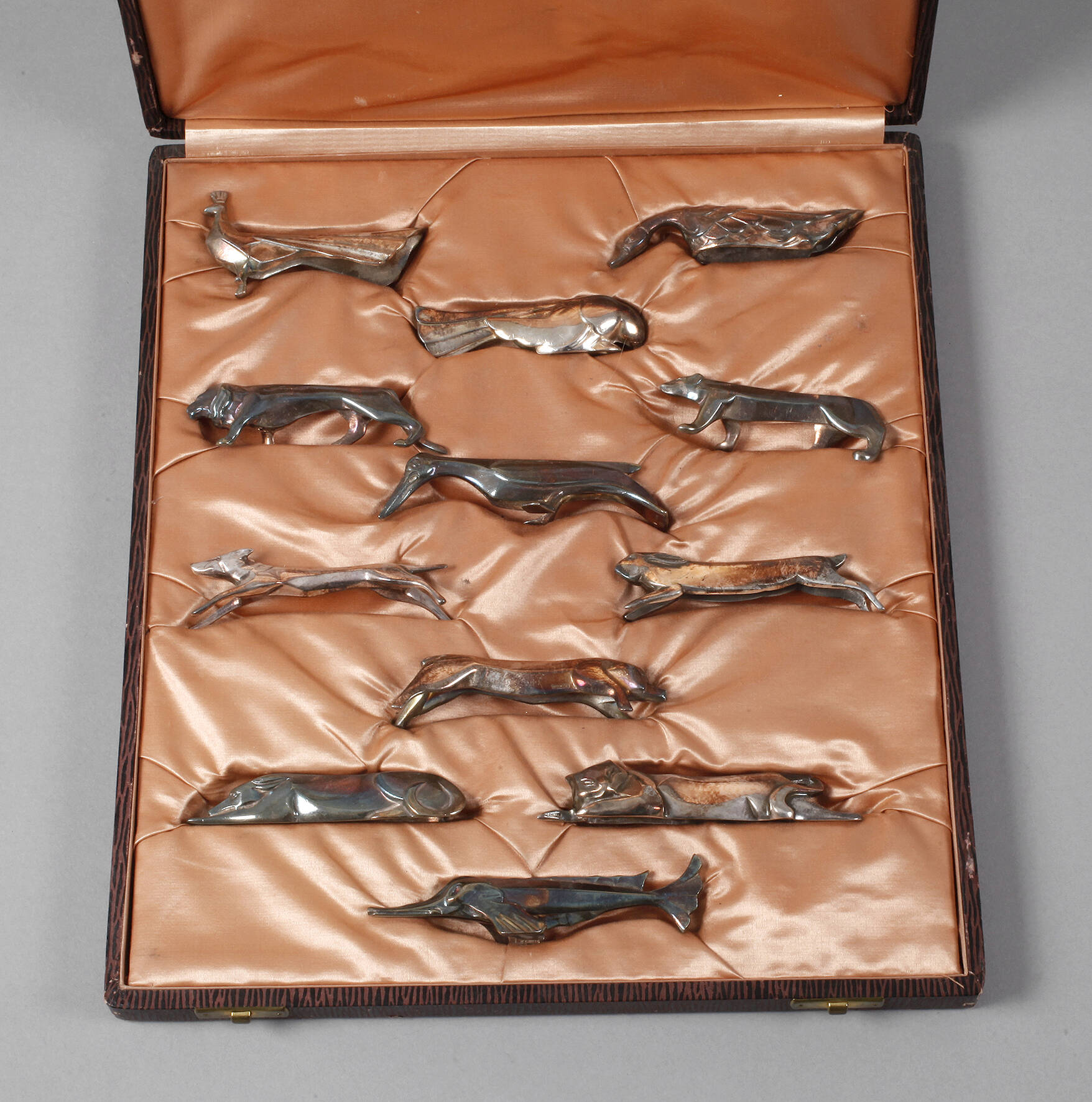 Christofle zwölf Messerbänkchen Art déco