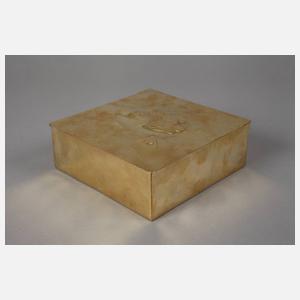 Art déco Messingdose Max Welz Wien