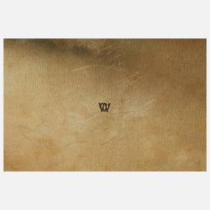 Art déco Messingdose Max Welz Wien