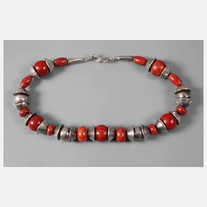 Designerkette mit Schaumkoralle