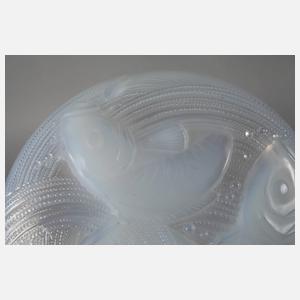 Opalglasschale mit Montierung