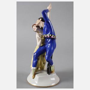 Katzhütte Harlekin und Columbine