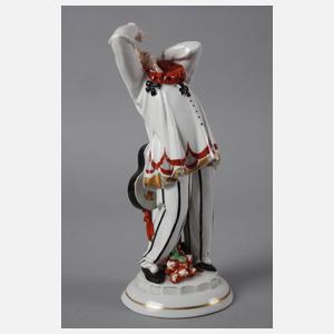 Katzhütte Pierrot mit Gitarre