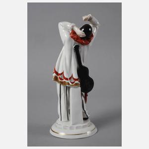 Katzhütte Pierrot mit Gitarre