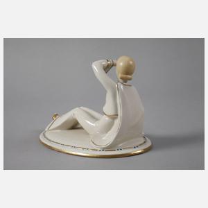 Limbach rastende Frau