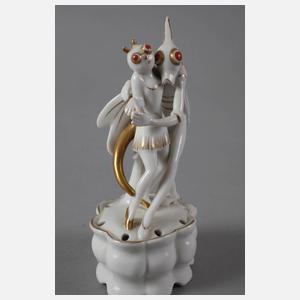 Thüringen Blumensteckschale mit Groteske