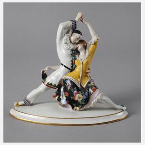 Volkstedt Harlekin und Columbine