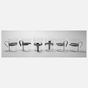 Wolfgang Tümpel sechs Teeglashalter "Okesto"