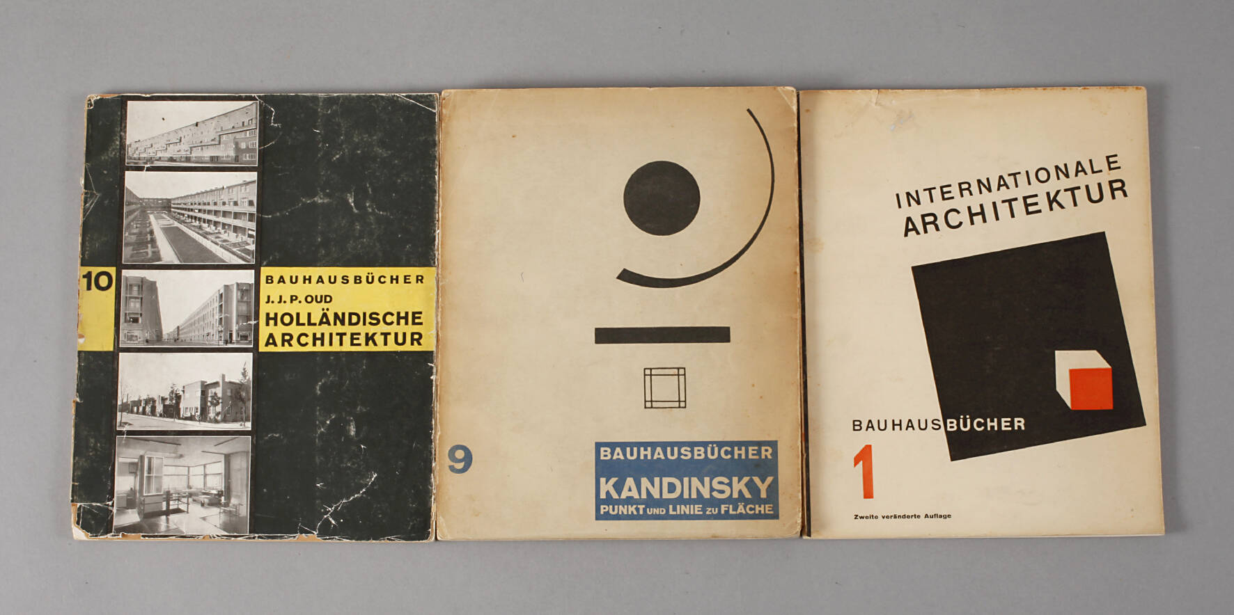 Drei Bauhausbücher