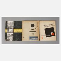 Drei Bauhausbücher111