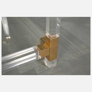 Kleiner Kaffeetisch Plexiglas