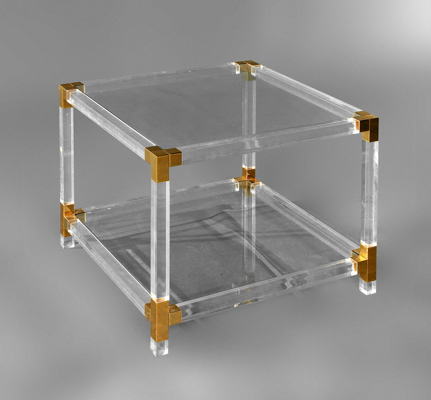 Kleiner Kaffeetisch Plexiglas