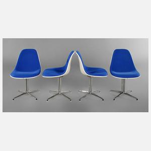 Vier Stühle "Lafonda" Charles & Ray Eames