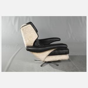 Paar Drehsessel Leder