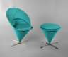 Sessel und Hocker Verner Panton
