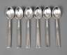 Jens H. Quistgaard sechs Mokkalöffel Silber