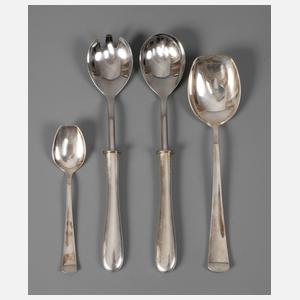 Elisabeth von Treskow vier Teile Silberbesteck